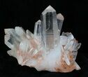 Tangerine Quartz Crystal Cluster - Madagascar #32254-1
